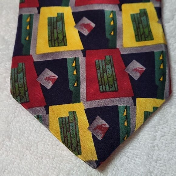 Vintage Molecular Expression men's all silk Neck tie‎ - Picture 2 of 5